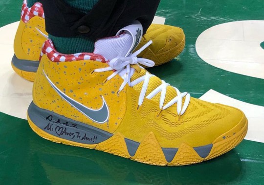 nike kyrie 4 yellow lobster pe 3