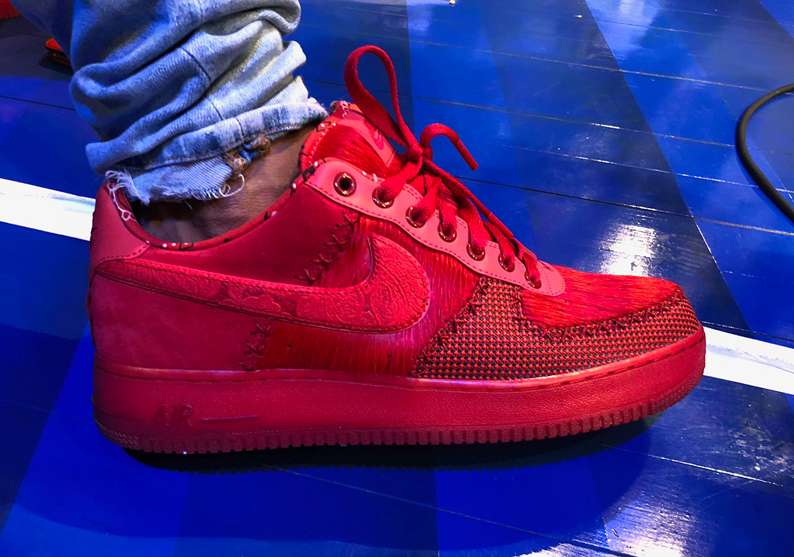 Obj air force 1 red best sale