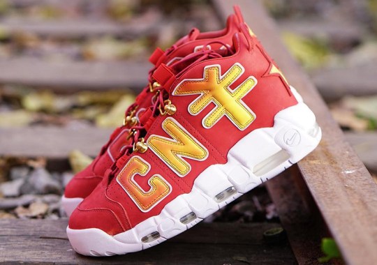 The Remade Completely Customizes The Nike Air More Uptempo For Chinese New Year
