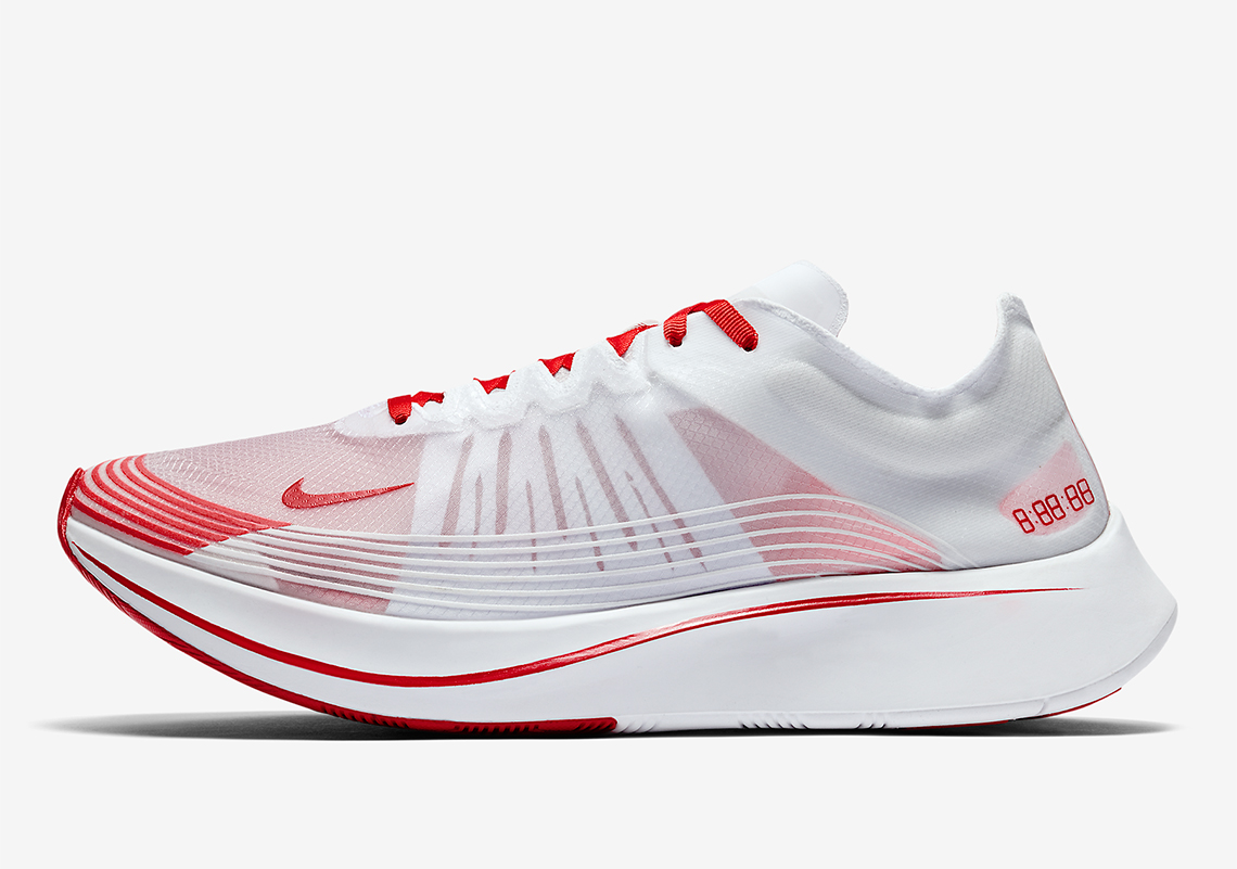 Nike zoom fly store sp white red