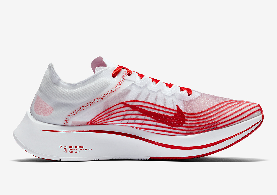  Nike Zoom Fly SP  White Red AJ9282 100 Release Info 