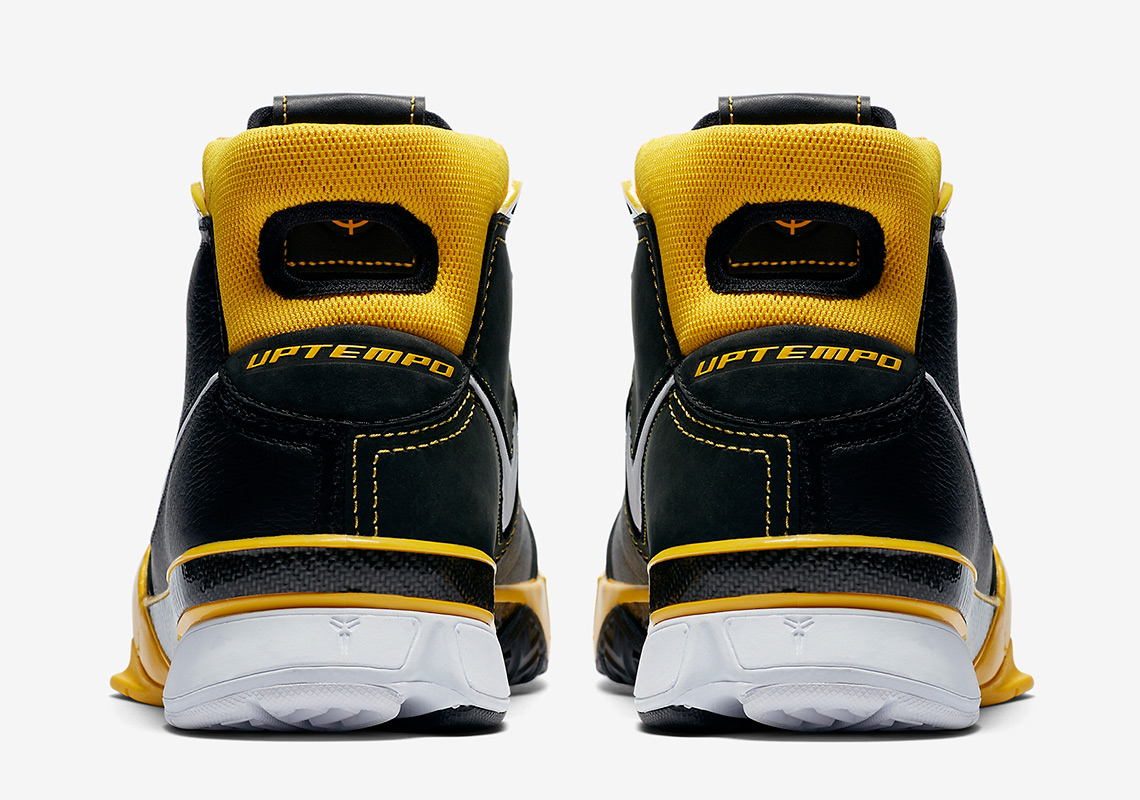 nike ankle zoom kobe 1 protro black yellow release date 1