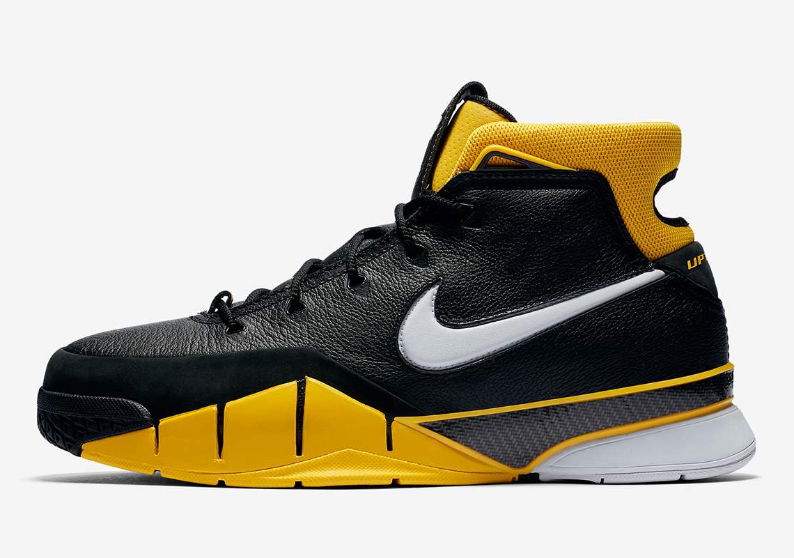 kobe shoes yellow and black