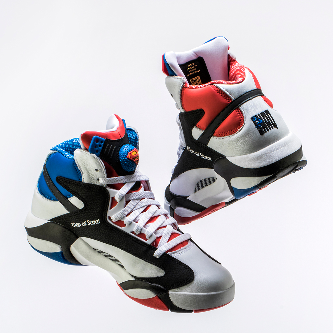 Superman cheap reebok pumps