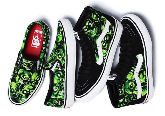 The Supreme x Vans “Skull Pile” Glow In The Dark Collection Releases Tomorrow