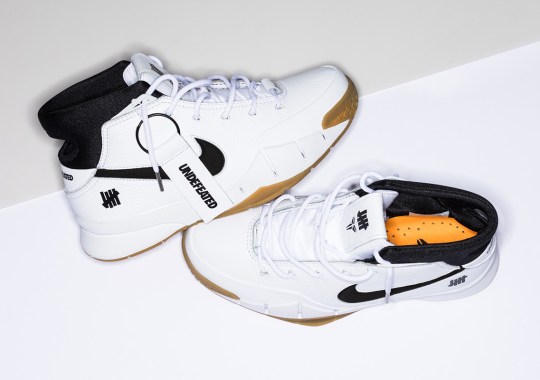 Official Release Info For The UNDEFEATED x Nike Zoom Kobe 1 Protro In White/Gum