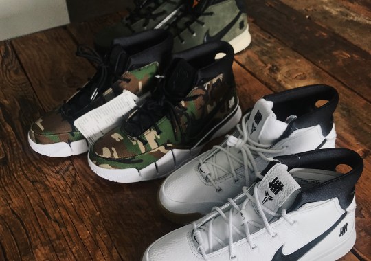 UNDEFEATED To Release Three Different Colorways Of The Nike Zoom Kobe 1 Protro