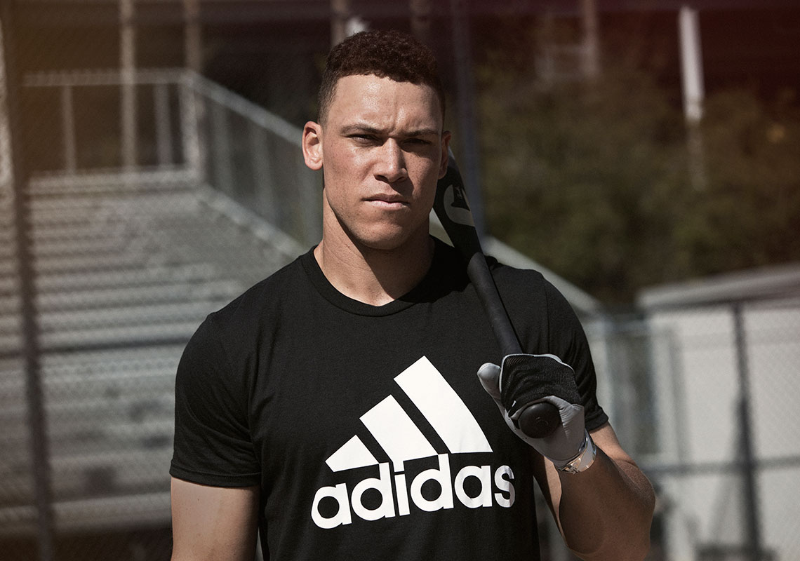 Aaron Judge New York Yankees Player-Issued White and Navy adidas Shoes from  the 2021 MLB