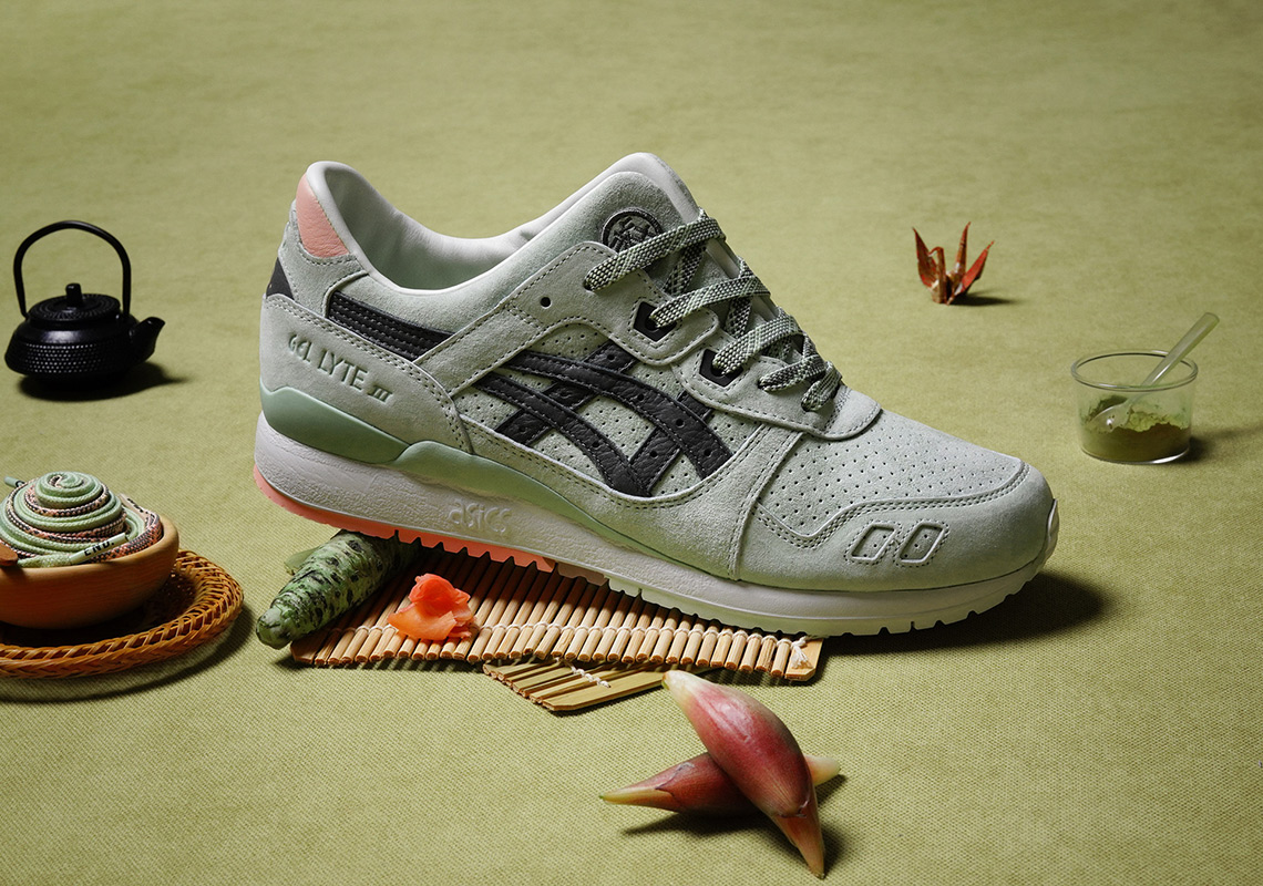 asics gel lyte iii wasabi