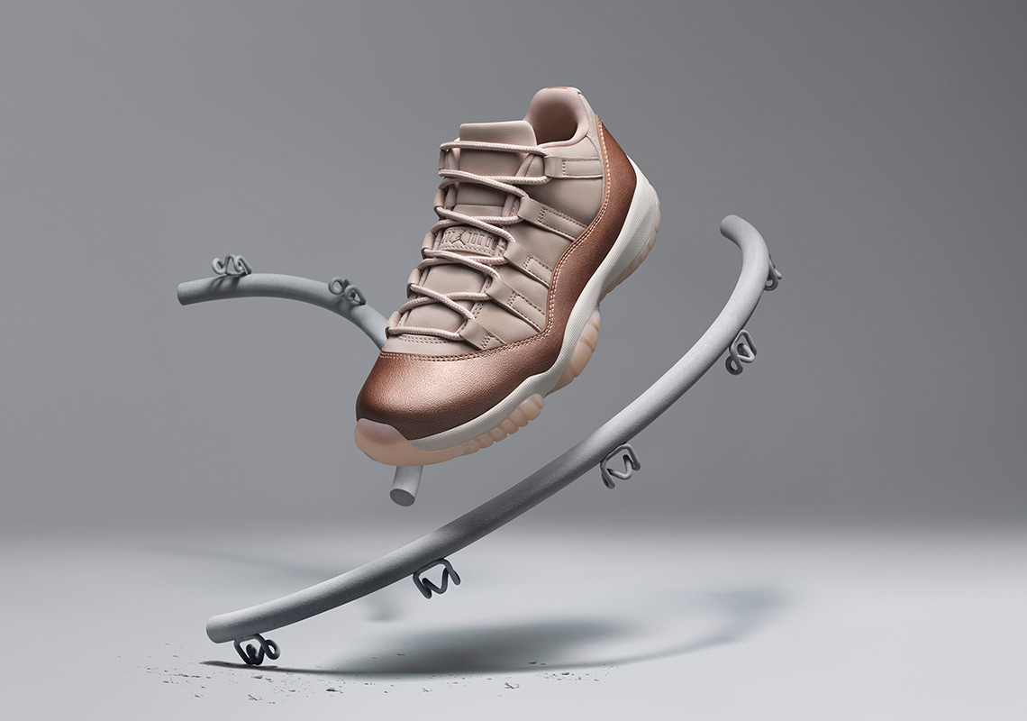 rose gold jordans 2018