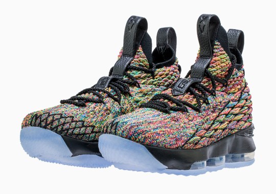 Nike LeBron 15 “Multi-Color” Is Releasing Next Month In A Black Trim