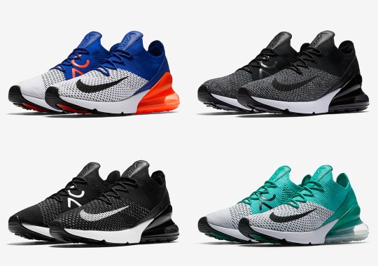 The Nike Air Max 270 Flyknit Releases Next Week In Four Colorways