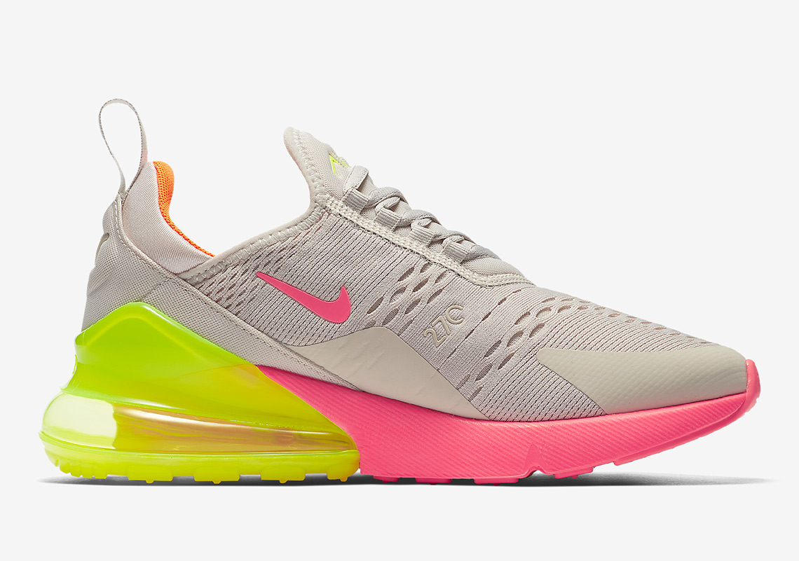 air max 270 neon pink