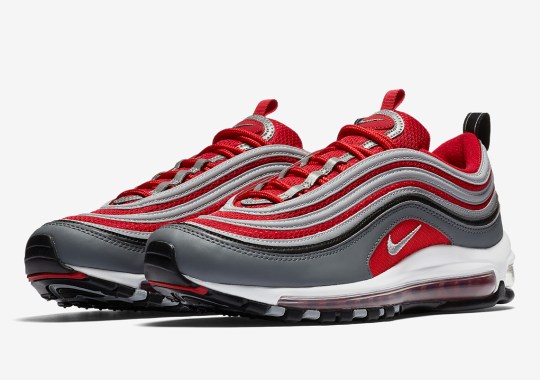 The Nike Air Max 97 Is Hitting Stores In A Sporty Red/Grey Colorway