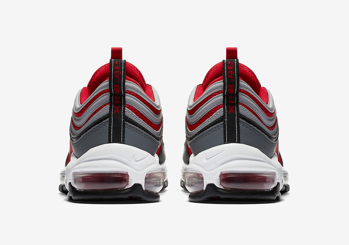 97 air max grey and red