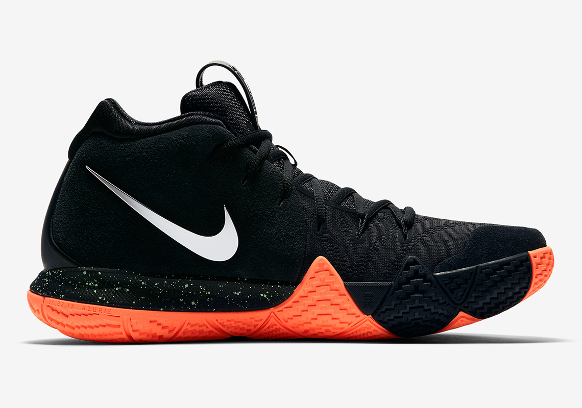 Nike Kyrie 4 Black Silver Orange Green 943806 010 5