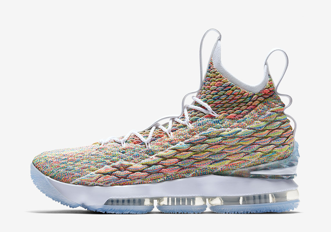 Nike To Release The Cereal-Inspired LeBron 15 "Fruity Pebbles"