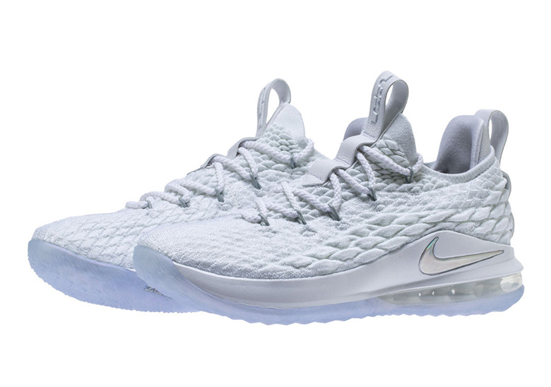 Nike Lebron 15 Low White Silver Ao1755 100 Release Info 5