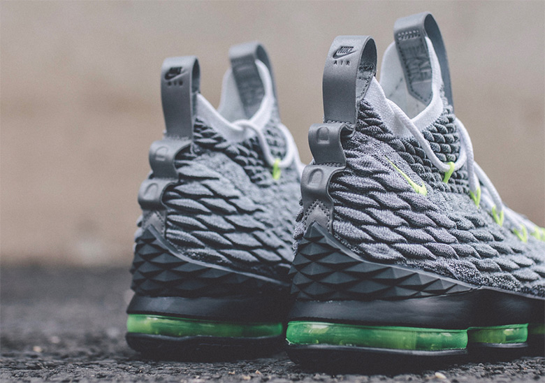 lebron 15 neon green