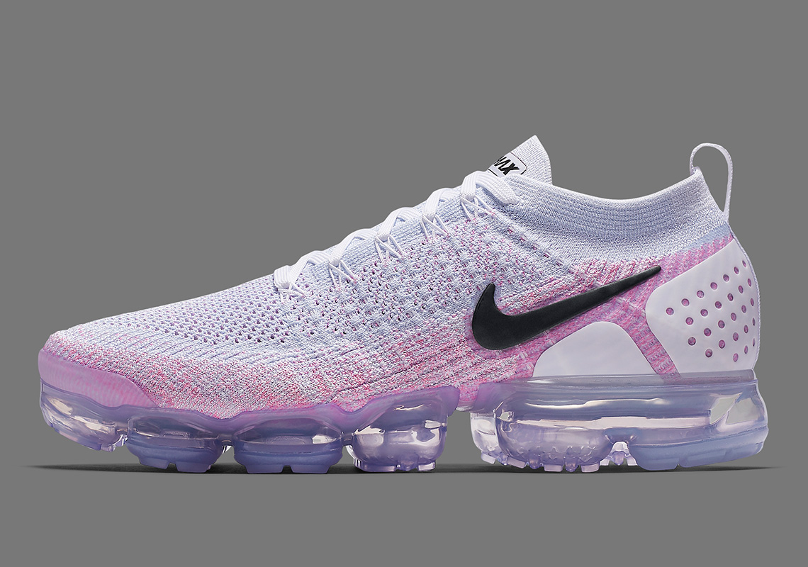 vapormax white and pink