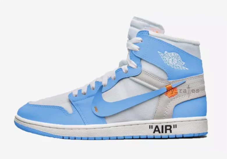 jordan 1 light blue off white