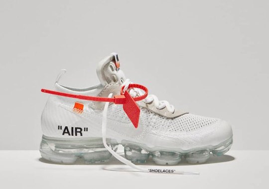 OFF-WHITE x Nike Vapormax Flyknit in White Revealed