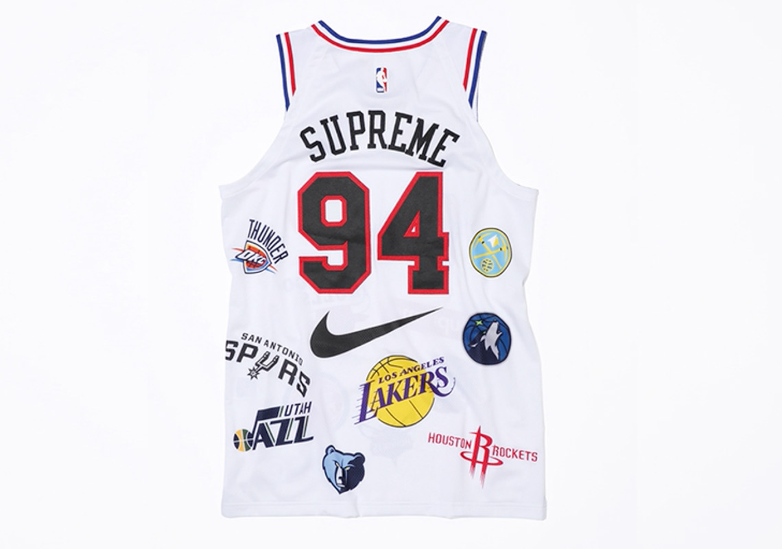 Supreme Nike Nba Jersey White 2