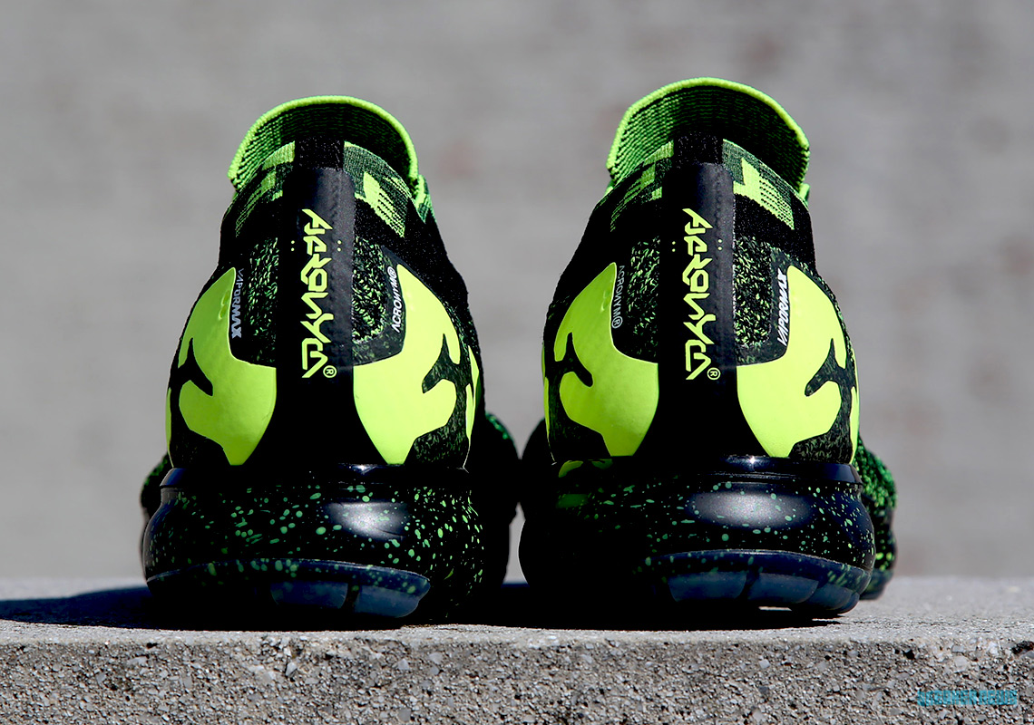Exclusive Look At The ACRONYM x Nike Vapormax Moc Black/Volt