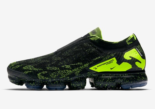 ACRONYM x atmos nike Vapormax In Black/Volt Releases On April 26th