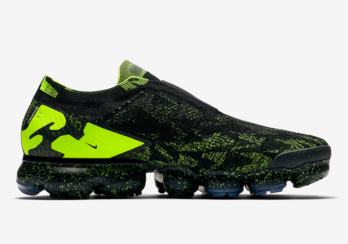 ACRONYM x Nike Vapormax MOC 2 Black Volt Release Info SneakerNews