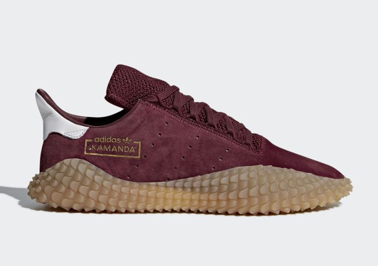 First Look At The adidas Kamanda In Burgundy And Gum