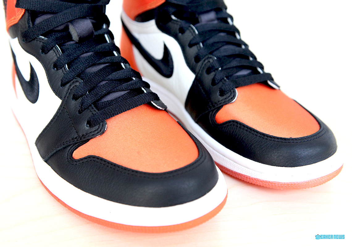 Satin orange sale jordan 1