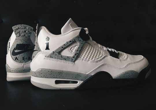 Interscope Records And Jordan Brand Made A White/Cement IV For Friends And Family