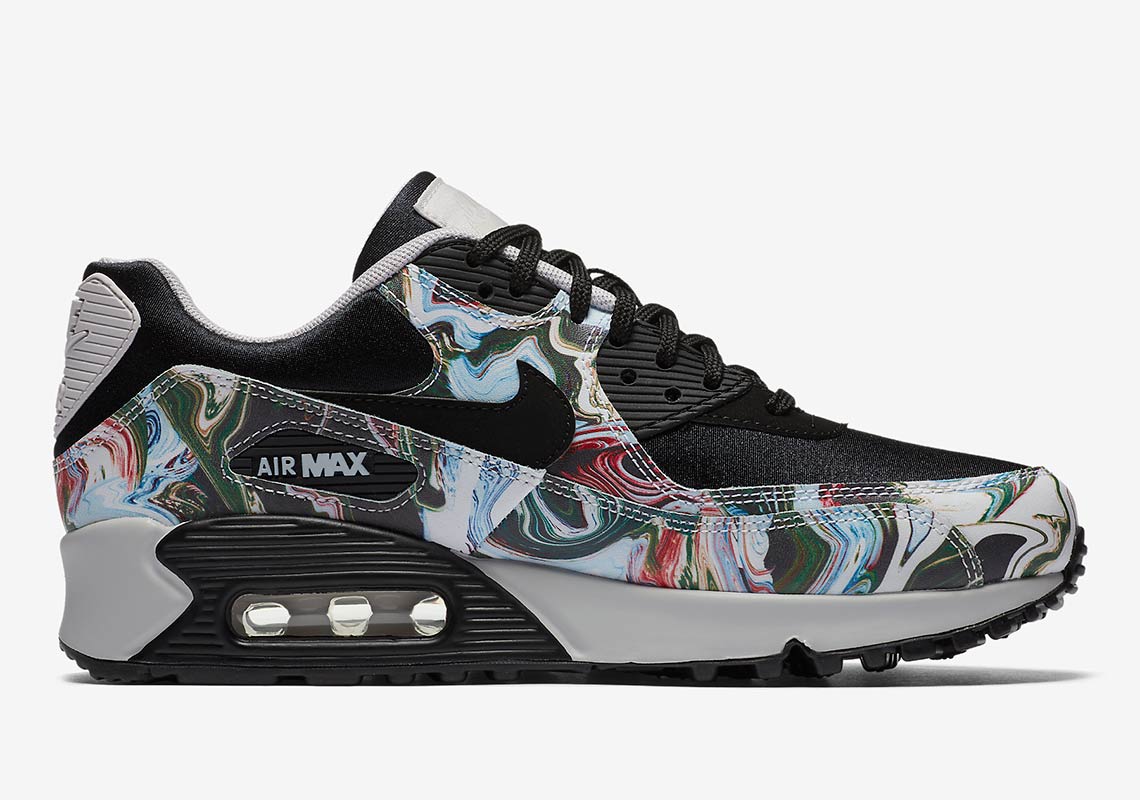 women's nike air max 9 marble casual shoes