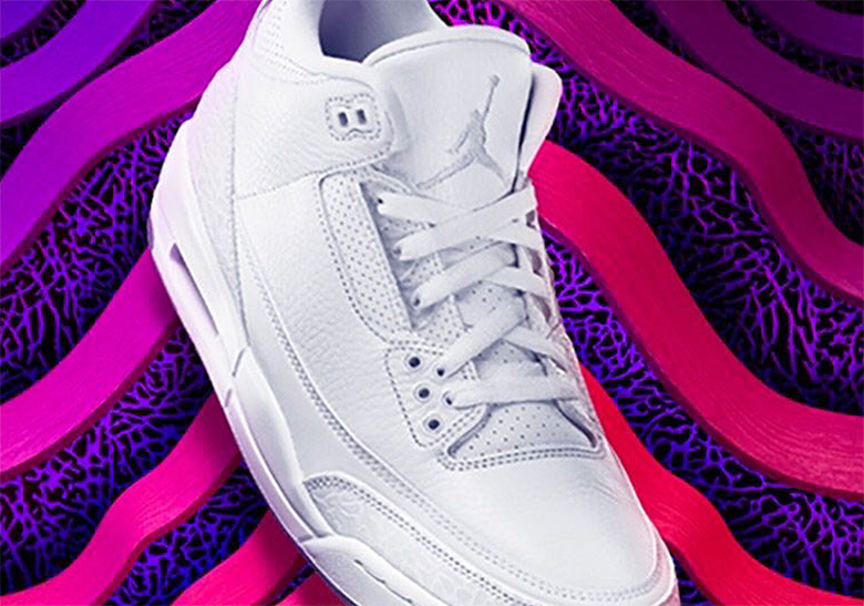 First Look At The Air Jordan 3 “Pure White”