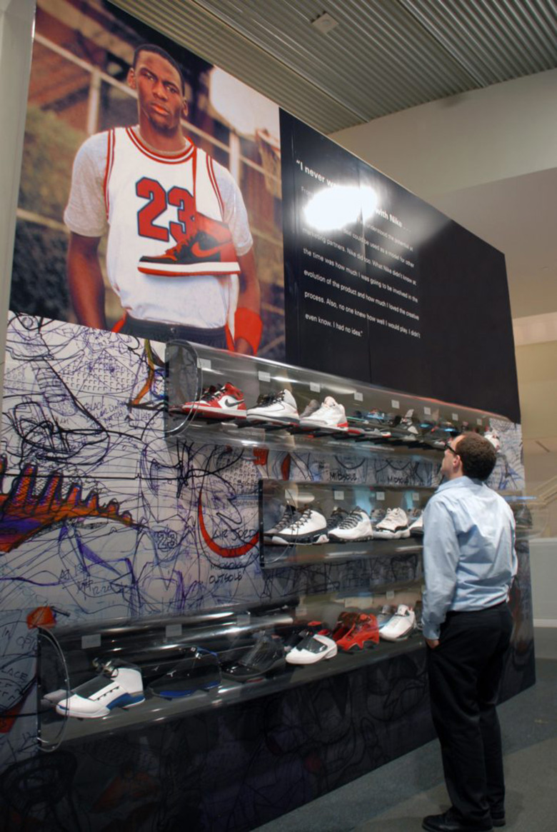 Jordan Become Legendary Hall Of Fame Display