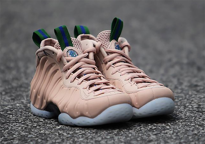 nike air foamposite one particle beige