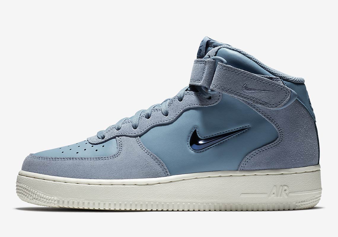 nike air force 1 mid blue