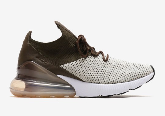 The Air Max 270 Flyknit Arrives In A Coffee Brown Colorway