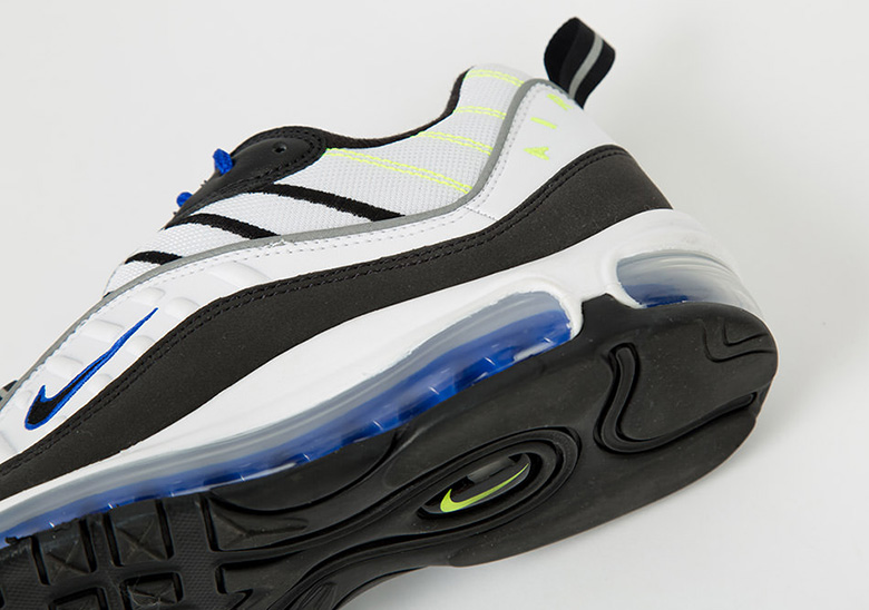 Air max outlet 98 white/black/racer blue/volt