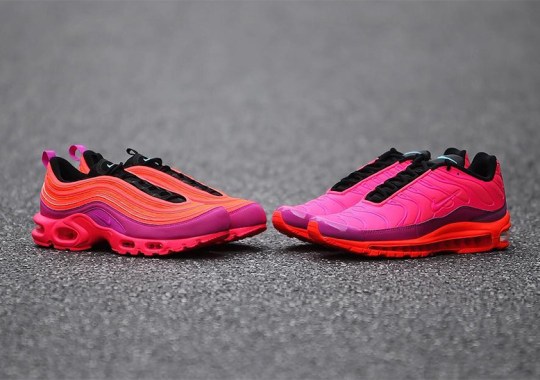 Nike’s Hybrids Of The Air Max Plus And 97 To Release In “Racer Pink” Colorway