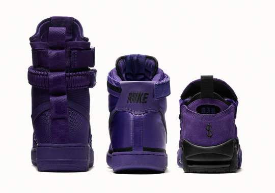 Nike To Release A Set Of Retro Basketball Models In “Court Purple”