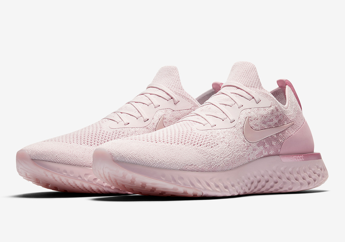molestarse público No puedo Nike Epic React Flyknit "Pearl Pink" Release Info | SneakerNews.com