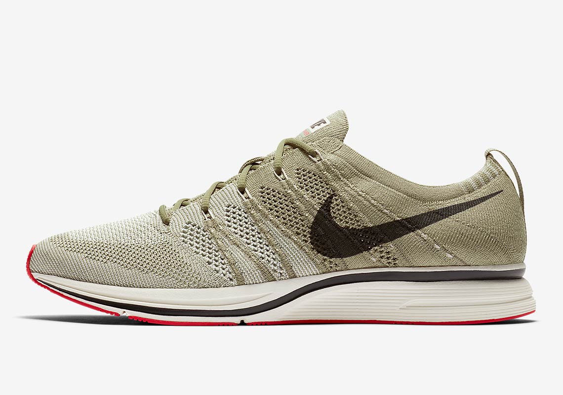 flyknit trainer neutral olive