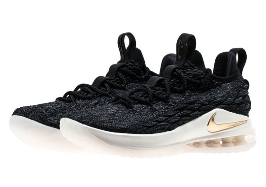 Nike LeBron 15 Low “Black/Gold” Set For May Release