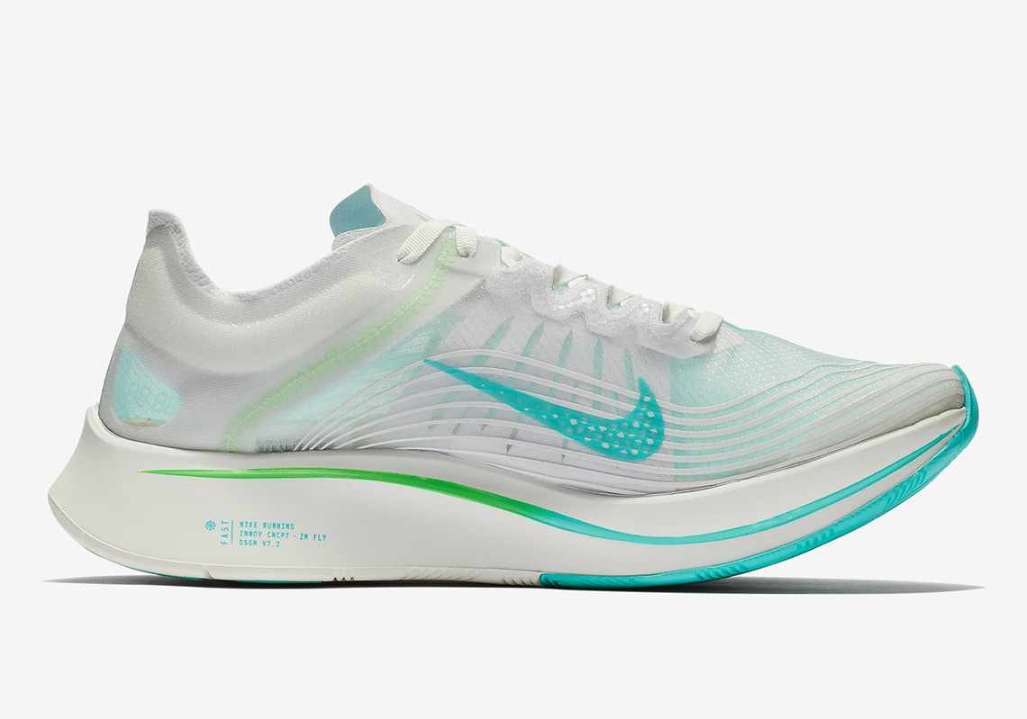 Nike zoom fly outlet white lucid green