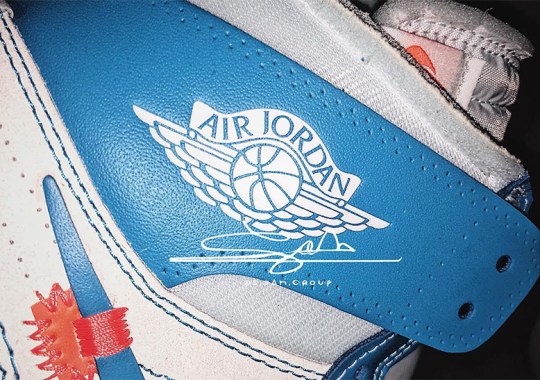 First Look At The OFF WHITE x Air Jordan 1 “UNC”