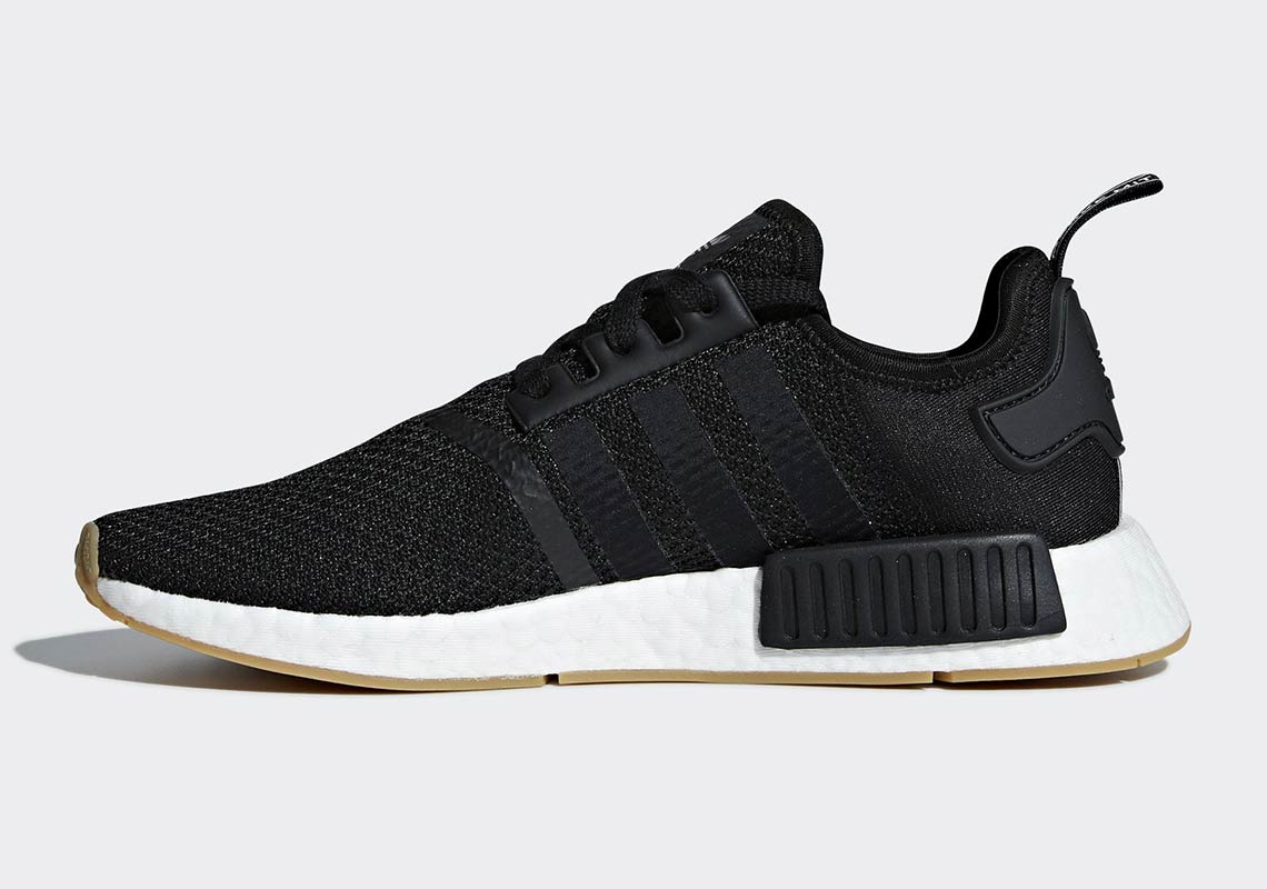 adidas nmd r1 gum sole core black