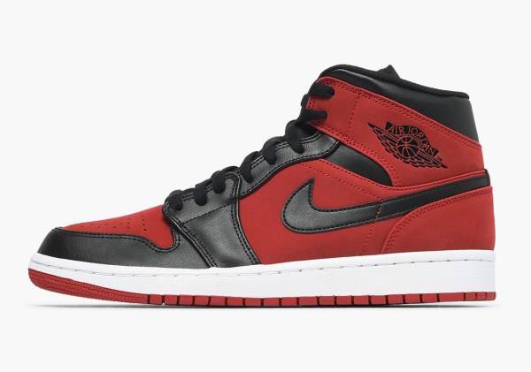 Air Jordan 1 Mid Gym Red Black 554724-610 | SneakerNews.com