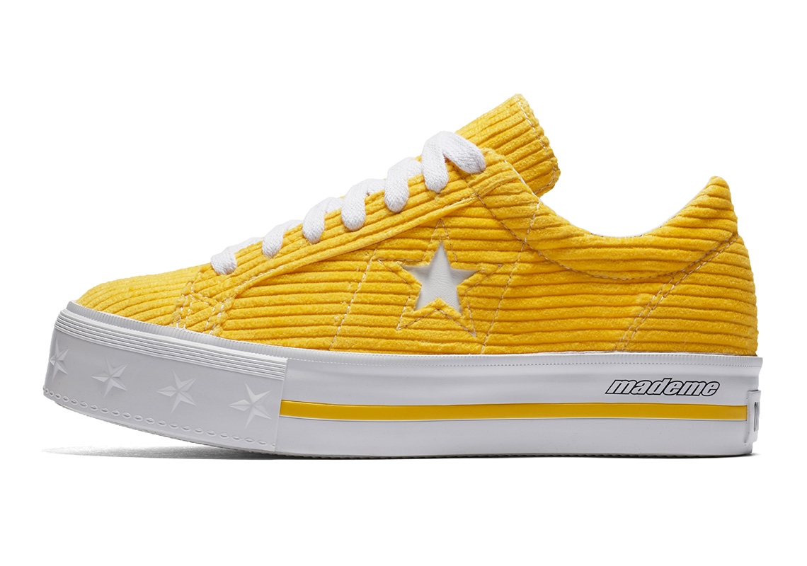 Converse one clearance star platform jaune